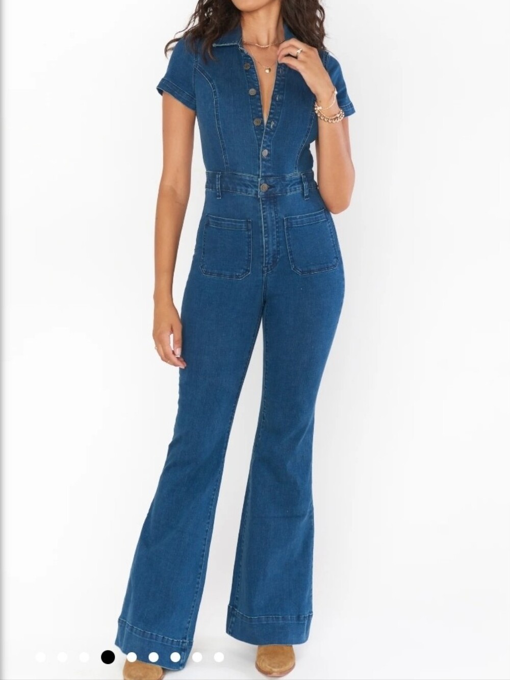 Everhart Dark Wash Jumpsuit-Show Me Your Mumu L